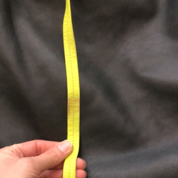 Alexander Wang Neon Strap Gym Sack in Green leather - Picture 12 of 13